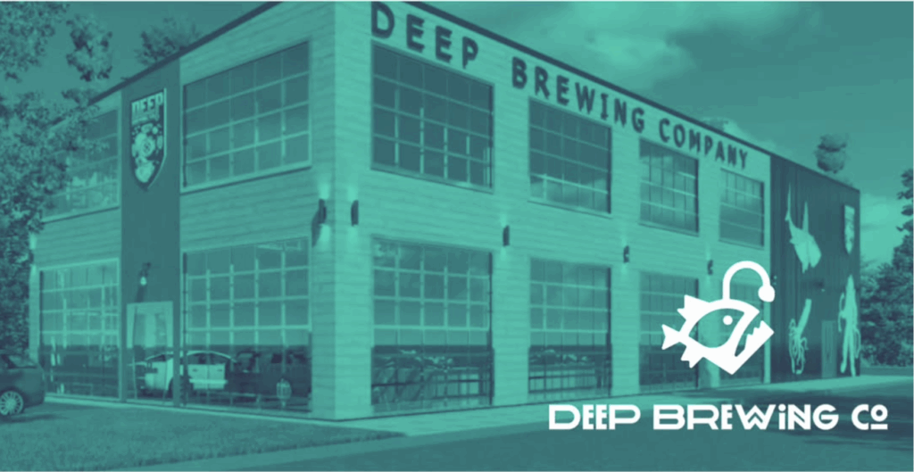 Artist rendering of Deep Brewing Company's new home.